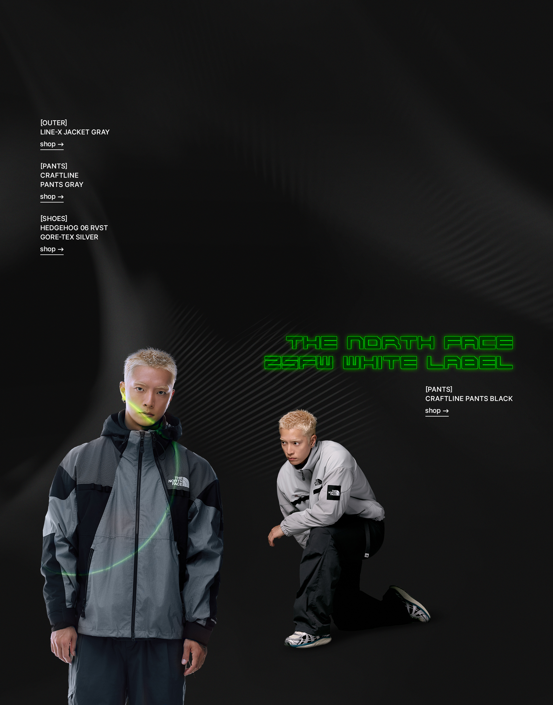 NEON CITY, NEW WHITE LABEL, 노스페이스 화이트라벨, 화이트라벨, F25 화이트라벨, 화이트라벨 신상품, 화이트라벨 가을컬렉션, 가을 신상품, 시티룩, 어반룩, 가을 패션, 아웃도어 패션, 노스페이스 가을컬렉션